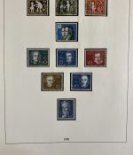 BRD / Bund 1949-1969 Sammlung gestempelt komplett auf Lindner Vordruck
