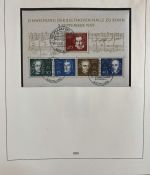 BRD / Bund 1949-1969 Sammlung gestempelt komplett auf Lindner Vordruck