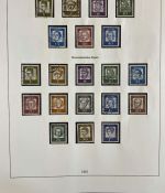 BRD / Bund 1949-1969 Sammlung gestempelt komplett auf Lindner Vordruck