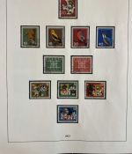 BRD / Bund 1949-1969 Sammlung gestempelt komplett auf Lindner Vordruck