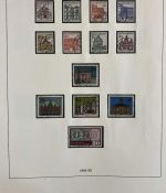 BRD / Bund 1949-1969 Sammlung gestempelt komplett auf Lindner Vordruck