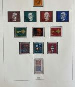 BRD / Bund 1949-1969 Sammlung gestempelt komplett auf Lindner Vordruck