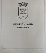 BRD / Bund 1949-1969 Sammlung gestempelt komplett auf Lindner Vordruck