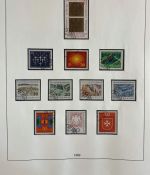 BRD / Bund 1949-1969 Sammlung gestempelt komplett auf Lindner Vordruck