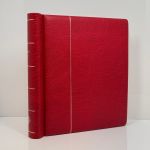 LEUCHTTURM Klemmbinder Rot wattiert - Aufdruck "ISRAEL I" gebraucht
