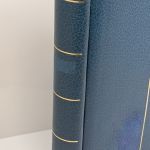 LEUCHTTURM Klemmbinder Blau unwattiert - ohne Aufdruck mit Mängeln