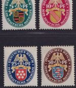 Deutsches Reich MiNr. 398-401 ungebraucht - Nothilfe 1926