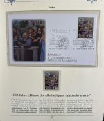PAPST Benedikt XVI Sammlung - FDC & postfrisch - in 5 Ringbindern aus Borek Abo