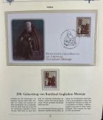 PAPST Benedikt XVI Sammlung - FDC & postfrisch - in 5 Ringbindern aus Borek Abo