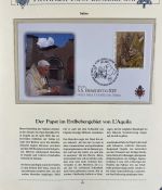 PAPST Benedikt XVI Sammlung - FDC & postfrisch - in 5 Ringbindern aus Borek Abo