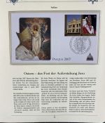 PAPST Benedikt XVI Sammlung - FDC & postfrisch - in 5 Ringbindern aus Borek Abo