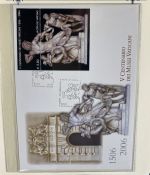 PAPST Benedikt XVI Sammlung - FDC & postfrisch - in 5 Ringbindern aus Borek Abo