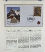 PAPST Benedikt XVI Sammlung - FDC & postfrisch - in 5 Ringbindern aus Borek Abo