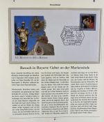 PAPST Benedikt XVI Sammlung - FDC & postfrisch - in 5 Ringbindern aus Borek Abo