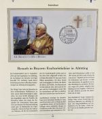 PAPST Benedikt XVI Sammlung - FDC & postfrisch - in 5 Ringbindern aus Borek Abo