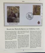 PAPST Benedikt XVI Sammlung - FDC & postfrisch - in 5 Ringbindern aus Borek Abo