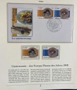 PAPST Benedikt XVI Sammlung - FDC & postfrisch - in 5 Ringbindern aus Borek Abo