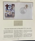 PAPST Benedikt XVI Sammlung - FDC & postfrisch - in 5 Ringbindern aus Borek Abo