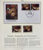 PAPST Benedikt XVI Sammlung - FDC & postfrisch - in 5 Ringbindern aus Borek Abo