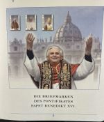 PAPST Benedikt XVI Sammlung - FDC & postfrisch - in 5 Ringbindern aus Borek Abo
