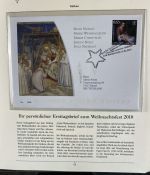 PAPST Benedikt XVI Sammlung - FDC & postfrisch - in 5 Ringbindern aus Borek Abo