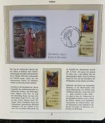 PAPST Benedikt XVI Sammlung - FDC & postfrisch - in 5 Ringbindern aus Borek Abo