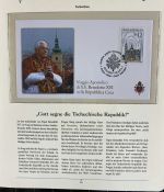 PAPST Benedikt XVI Sammlung - FDC & postfrisch - in 5 Ringbindern aus Borek Abo