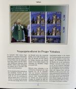PAPST Benedikt XVI Sammlung - FDC & postfrisch - in 5 Ringbindern aus Borek Abo