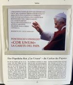 PAPST Benedikt XVI Sammlung - FDC & postfrisch - in 5 Ringbindern aus Borek Abo