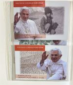 PAPST Benedikt XVI Sammlung - FDC & postfrisch - in 5 Ringbindern aus Borek Abo
