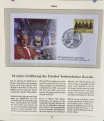 PAPST Benedikt XVI Sammlung - FDC & postfrisch - in 5 Ringbindern aus Borek Abo