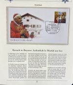 PAPST Benedikt XVI Sammlung - FDC & postfrisch - in 5 Ringbindern aus Borek Abo