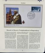 PAPST Benedikt XVI Sammlung - FDC & postfrisch - in 5 Ringbindern aus Borek Abo