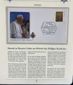 PAPST Benedikt XVI Sammlung - FDC & postfrisch - in 5 Ringbindern aus Borek Abo