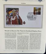 PAPST Benedikt XVI Sammlung - FDC & postfrisch - in 5 Ringbindern aus Borek Abo