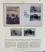 PAPST Benedikt XVI Sammlung - FDC & postfrisch - in 5 Ringbindern aus Borek Abo