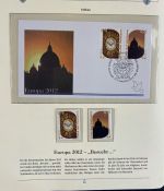 PAPST Benedikt XVI Sammlung - FDC & postfrisch - in 5 Ringbindern aus Borek Abo
