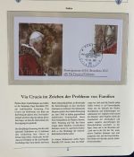 PAPST Benedikt XVI Sammlung - FDC & postfrisch - in 5 Ringbindern aus Borek Abo
