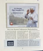 PAPST Benedikt XVI Sammlung - FDC & postfrisch - in 5 Ringbindern aus Borek Abo