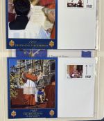 PAPST Benedikt XVI Sammlung - FDC & postfrisch - in 5 Ringbindern aus Borek Abo