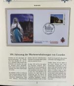 PAPST Benedikt XVI Sammlung - FDC & postfrisch - in 5 Ringbindern aus Borek Abo
