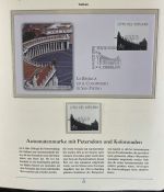 PAPST Benedikt XVI Sammlung - FDC & postfrisch - in 5 Ringbindern aus Borek Abo