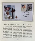 PAPST Benedikt XVI Sammlung - FDC & postfrisch - in 5 Ringbindern aus Borek Abo