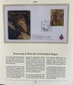 PAPST Benedikt XVI Sammlung - FDC & postfrisch - in 5 Ringbindern aus Borek Abo
