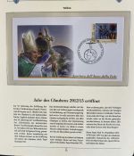 PAPST Benedikt XVI Sammlung - FDC & postfrisch - in 5 Ringbindern aus Borek Abo