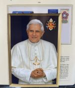PAPST Benedikt XVI Sammlung - FDC & postfrisch - in 5 Ringbindern aus Borek Abo