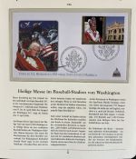 PAPST Benedikt XVI Sammlung - FDC & postfrisch - in 5 Ringbindern aus Borek Abo