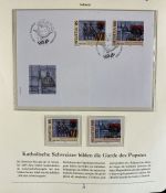 PAPST Benedikt XVI Sammlung - FDC & postfrisch - in 5 Ringbindern aus Borek Abo