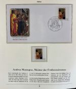 PAPST Benedikt XVI Sammlung - FDC & postfrisch - in 5 Ringbindern aus Borek Abo