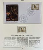PAPST Benedikt XVI Sammlung - FDC & postfrisch - in 5 Ringbindern aus Borek Abo